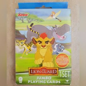 Disney Junior The Lion Guard Jumbo Playing Cards - New